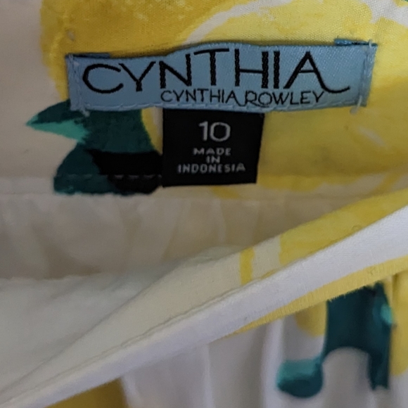 Cynthia Rowley Lemony Print Skirt - Picture 6 of 6